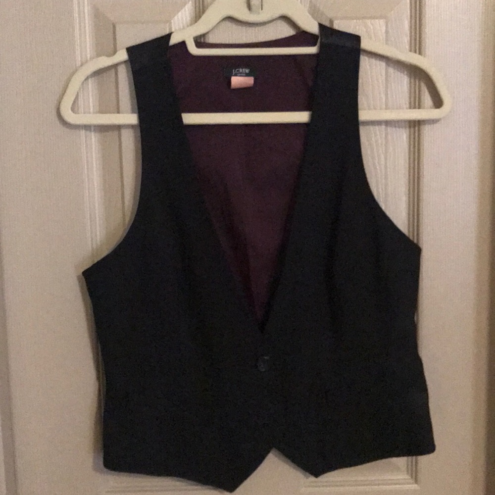 J Crew black vest